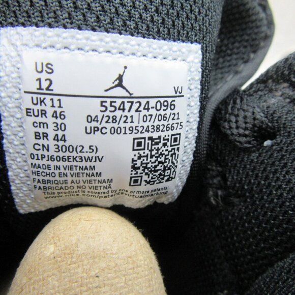 Air Jordan 1 Mid Shadow Red Black Shoes Mens Size 12 NEW - Picture 10 of 16